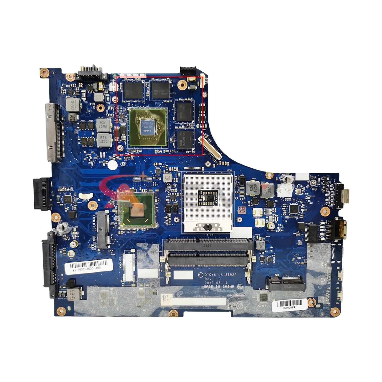 

QIQY6 LA-8692P For Lenovo Ideapad Y500 Y500N Laptop motherboard PGA989 HM77 DDR3 GPU GT650M 2GB 100% Tested