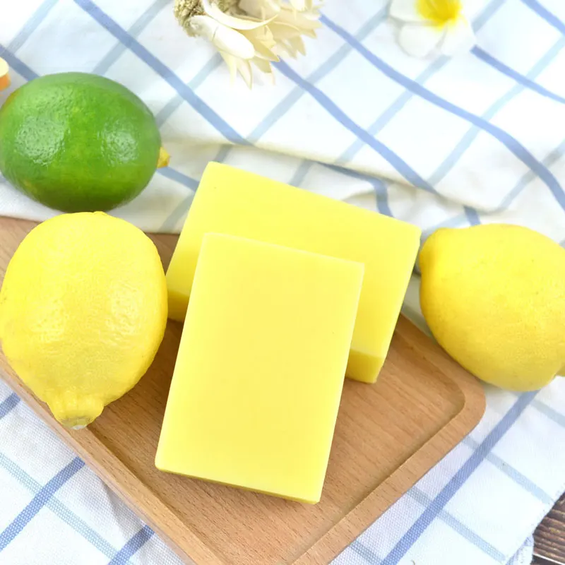 Natural Vegan Skin Lightening Whitening Lemon Hand Made Soap with Private Label