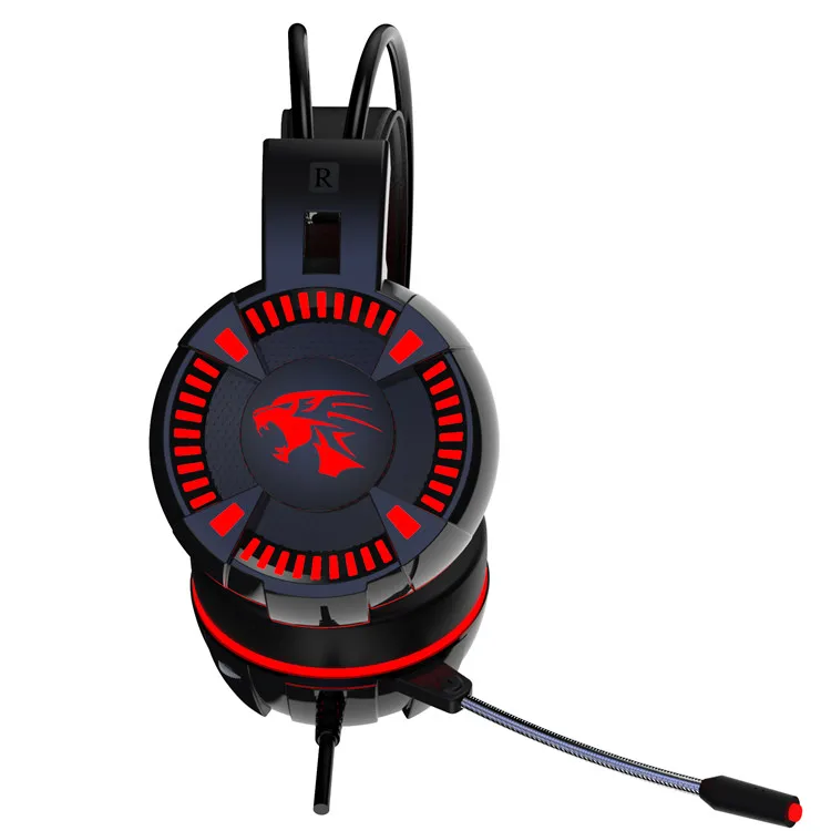 

High Quality Wired 3.5mm gaming headphones game Sports headphone long Mic gamer headband headset
