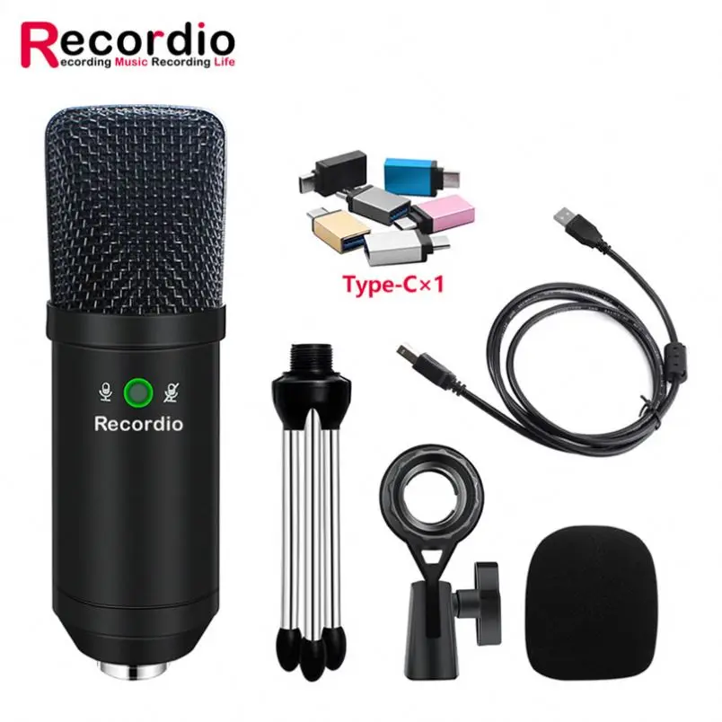 

GAM-U8 New Design Usb Microphone Professional Condenser Microphones Made In China, Black,champagne
