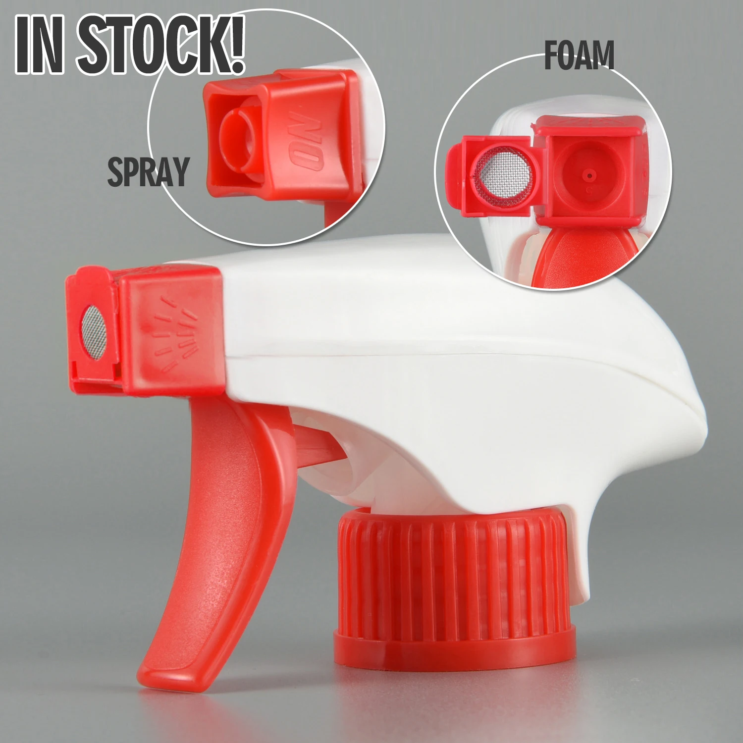 

IN STOCK RTS Plastic PP Chemical Resistant Household Kitchen Foam Trigger Spray Heads Pmup Trigger Sprayer 28/410