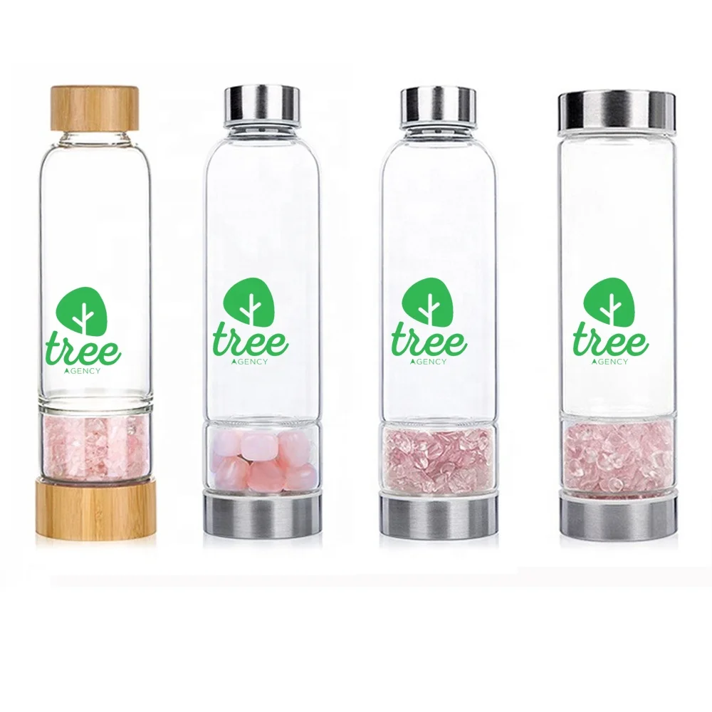 

water bottle crystal gem bamboo crystal water bottle water bottles crystal stone, Natural bamboo color