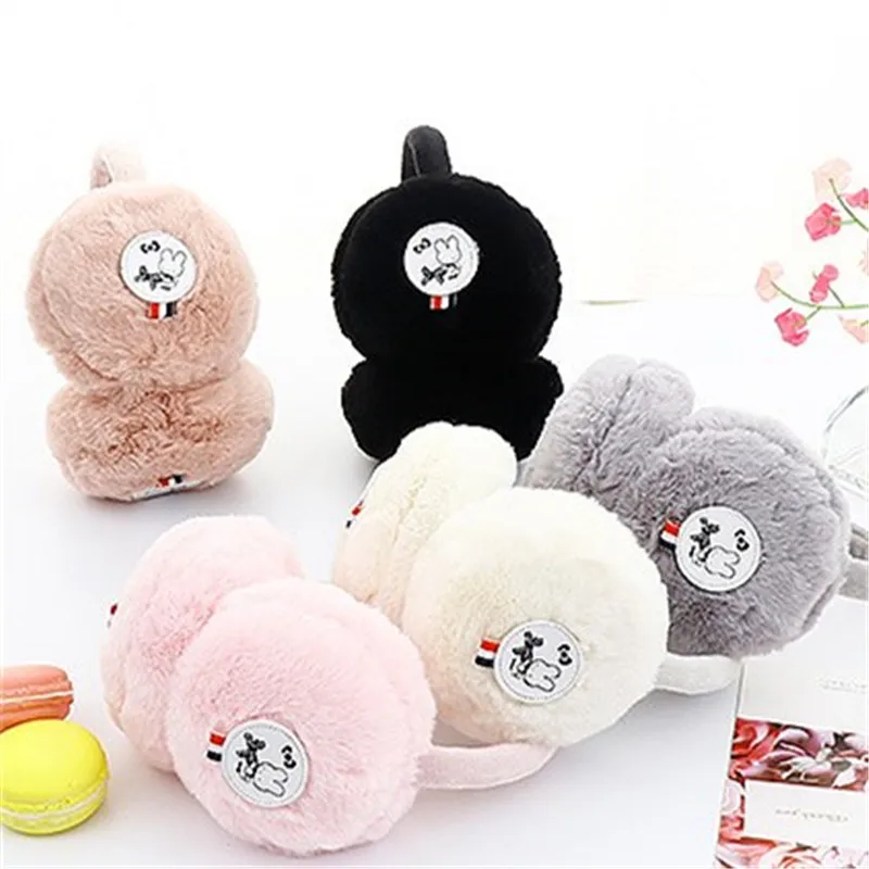 Autumn And Winter Korean Lady Earmuffs Cute Cartoon Student Earmuffs