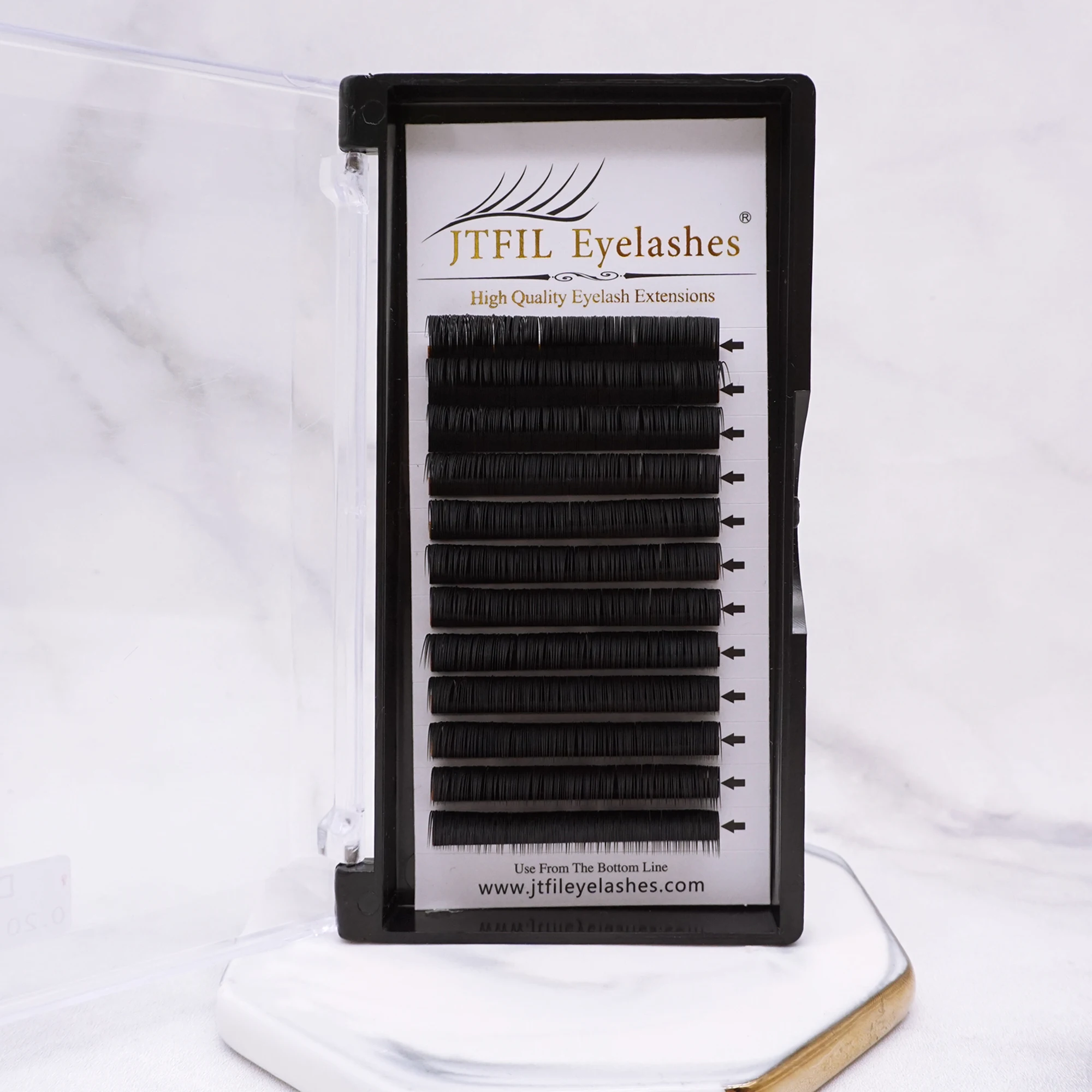 

Individual false eyelashes extension of natural lashes very soft for professionals, Black