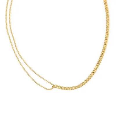 

High Quality 2020 Simple Fashion Necklace Charm Stainless Steel Necklace Jewelry, Gold,silver