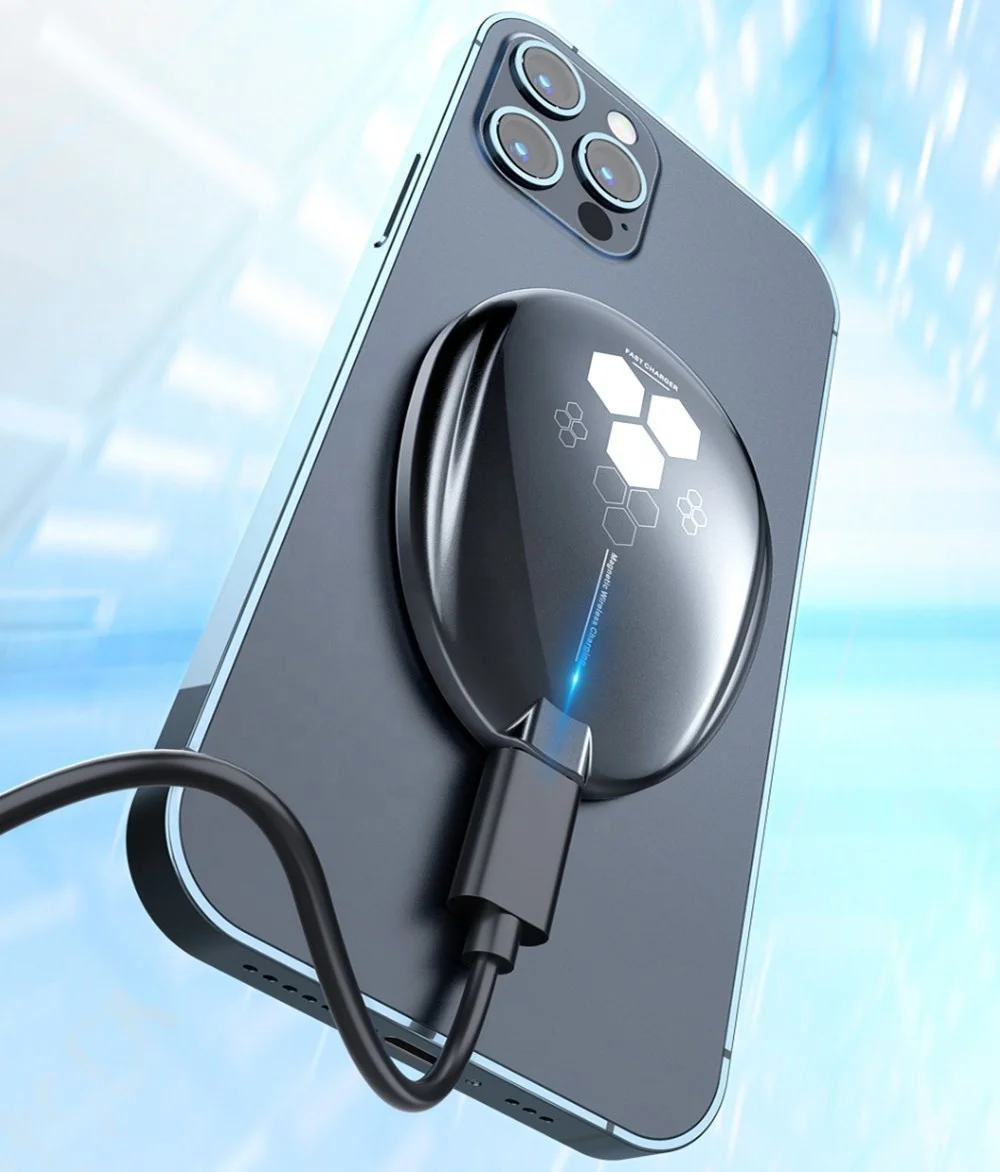 

15W Fast charging for samsung iphone fast wireless phone charger car wireless receiver charging pad qi wireless charger, Black