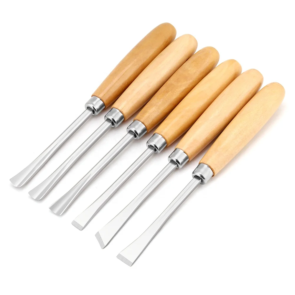 6pcs Professional Wood Carving Hand Chisels Set Diy Woodworking ...