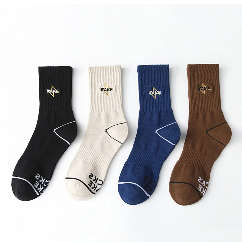 

New Style Eco Friendly Organic Summer Breathable Comfortable Casual Men'S Sweat-Absorbent Tube Unisex Breathable Casual Socks