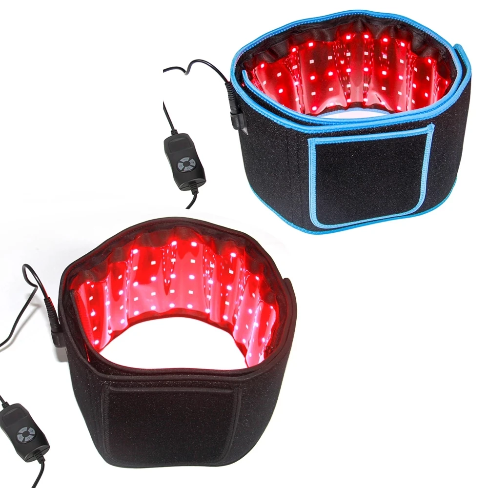 

Custom Logo Body Slim 660Nm 850Nm Pain Reliver Relief Infared Red Led Light Therapy Wrap Belt for Body