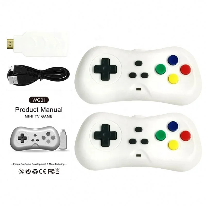 

Tv Game Console For Two People Nostalgic Hd Red And White Machine 638 In 1 Wireless Retro