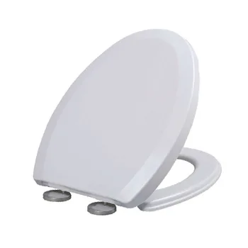 Toilet Seats Cover Mould Wood White Soft Closed Plastic Quick Release ...