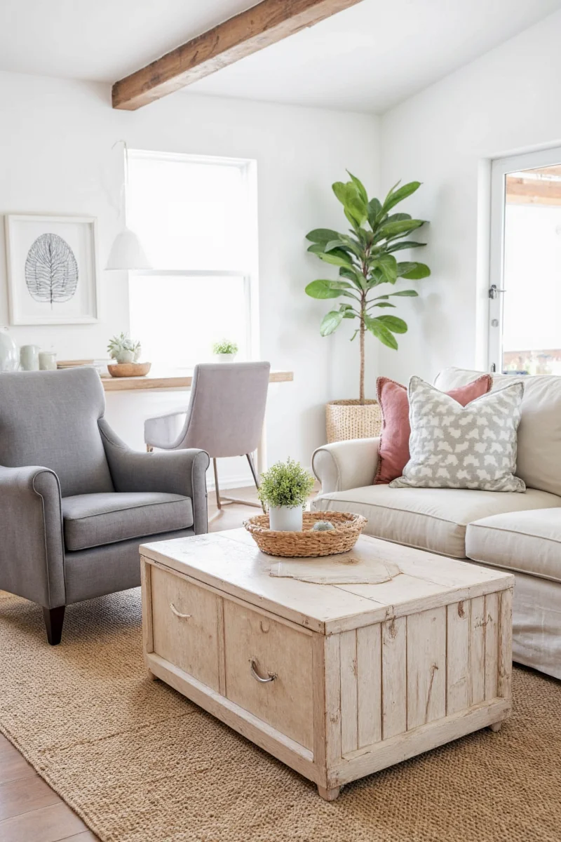 Family Celebrating Together in a Modern Farmhouse Setting