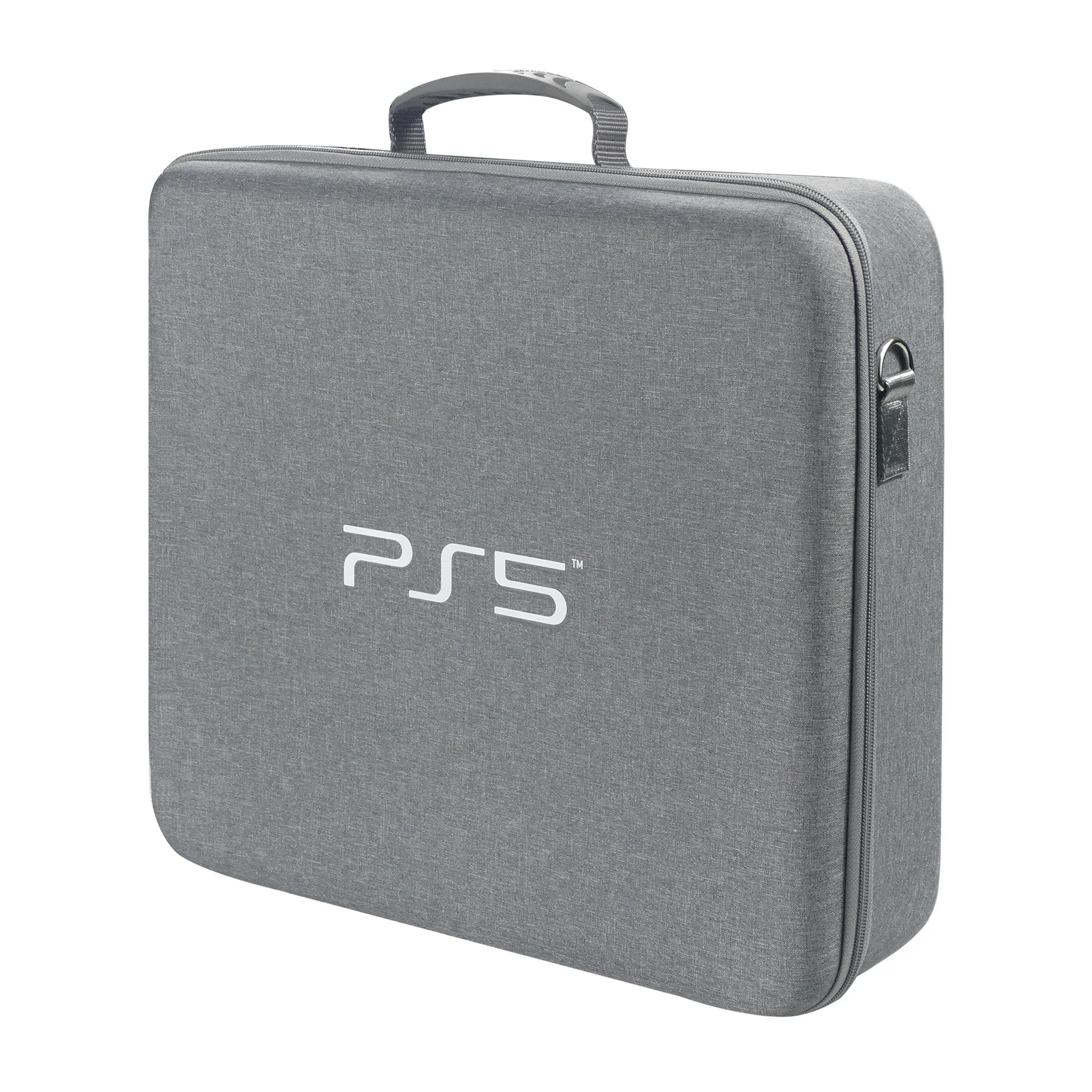 

Protective Shoulder Bag for Sony PlayStation 5 PS5 Game Console Storage Bag Travel Carrying Case For PS5, Gray, black