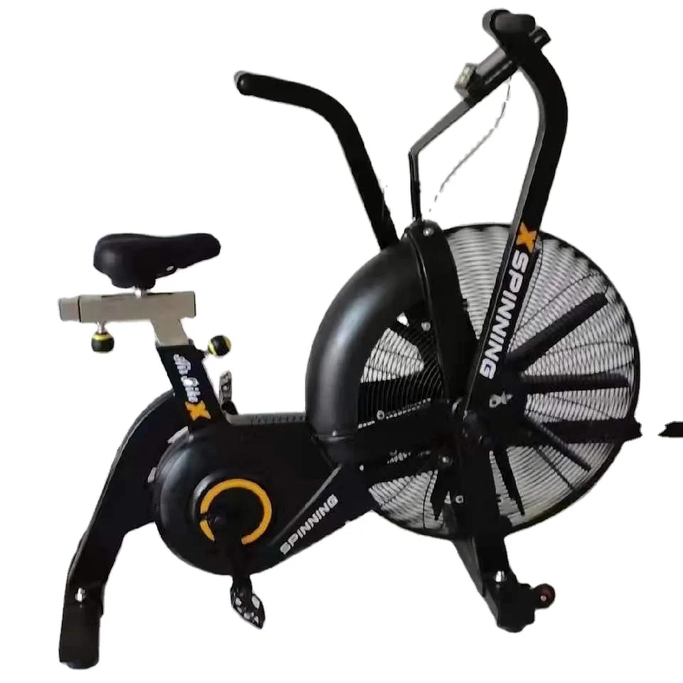 

Indoor Commercial Custom Logo Led Keyboard Universal Tmax Spin Fan Bike For elliptical trainer belt airbike