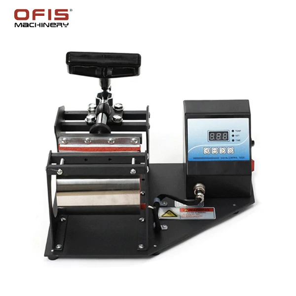 OFIS Digital Sublimation Mug Press Machine Electric Automatic Heat Transfer Plate Printing Garments Mugs Used Condition Motor