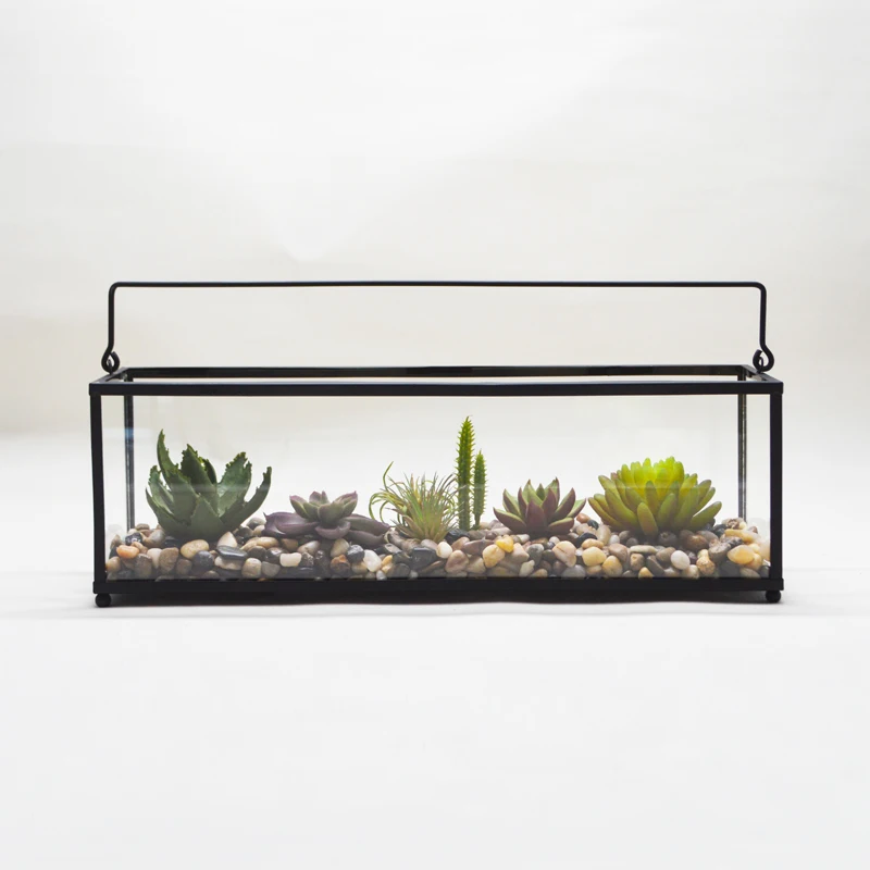

Factory wholesale glass plant flowerpot micro landscape glass