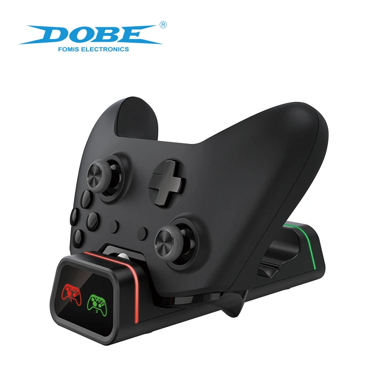 DOBE Factory Direct Supply Dual Charger with 2 Battery Packs 1200 mAh for Xbox One/S/X Controllers Game Accessory