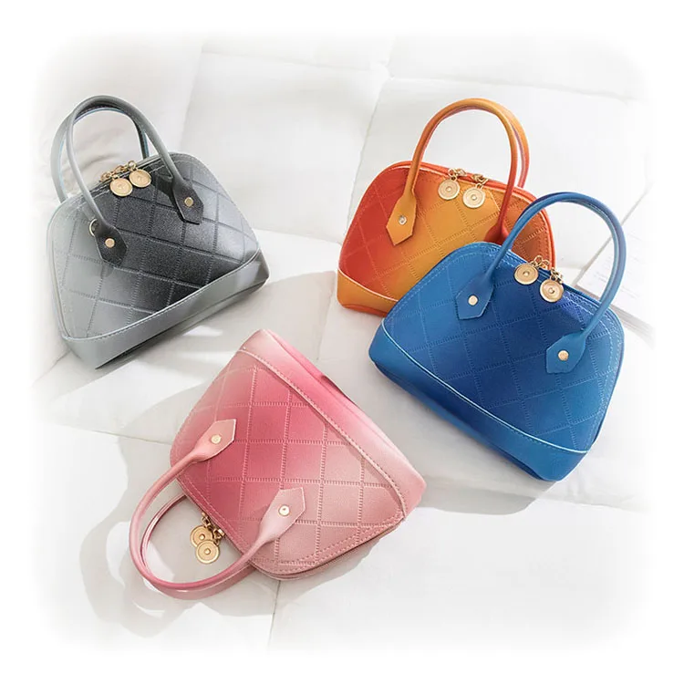 

Small Handbags For Women 2020 New Gradient Shell Bag Lady Hand Bag Trendy, 4colors