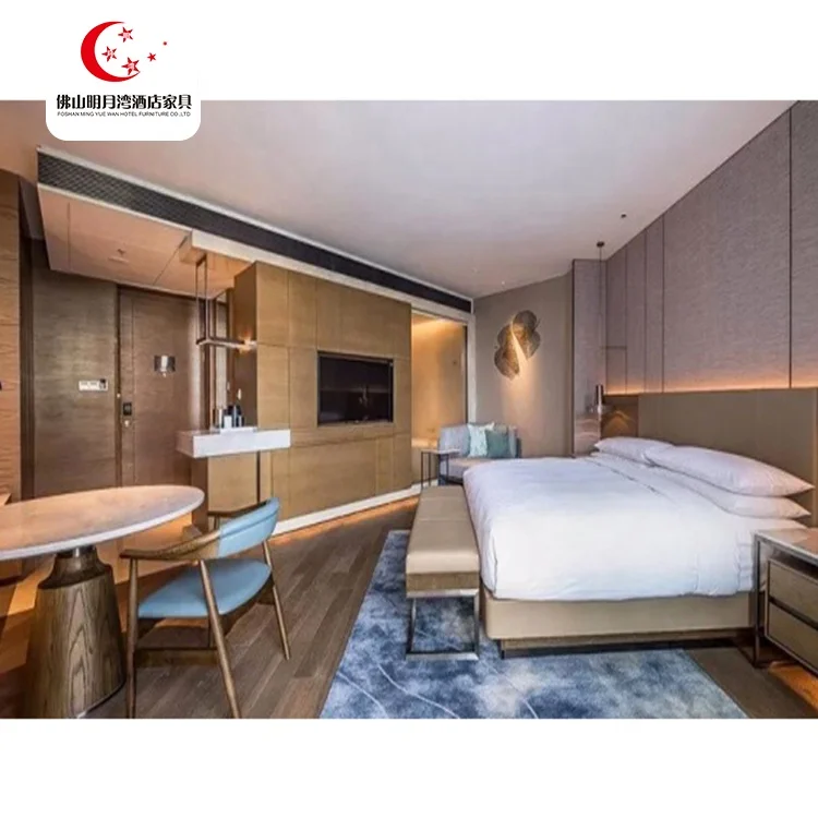 
European Style Hotel Equipment Bedroom Furniture Set 