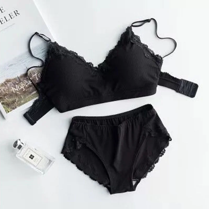 

Economical Custom Design Sexy Trending Lace Women Underwear Bra Set