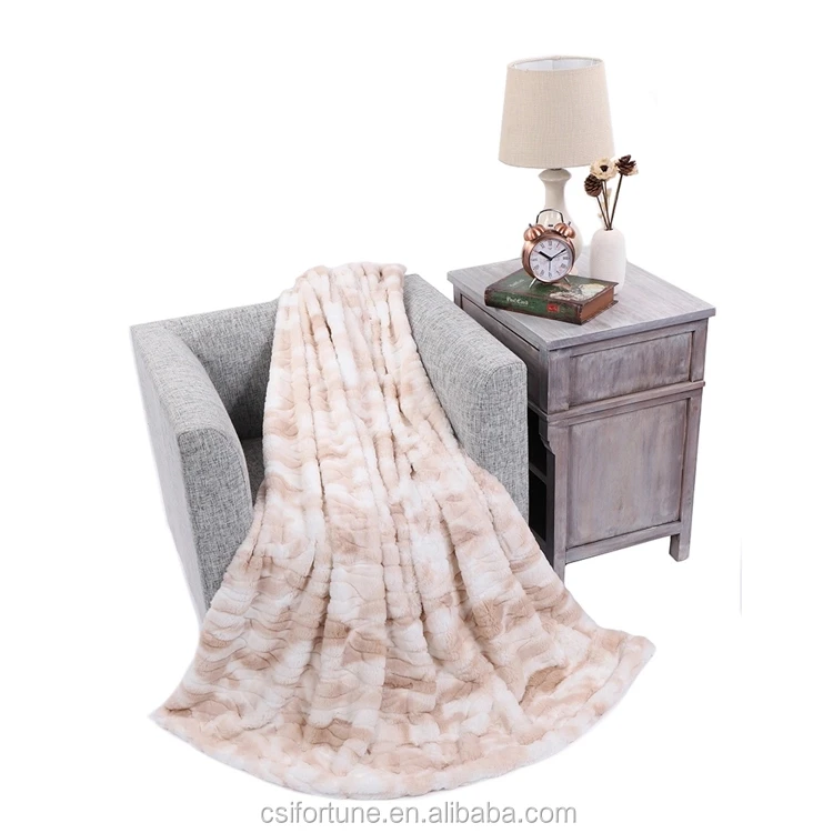Soft And Stylish Luxury Warm Printed Textured Pattern Cutting Embossed