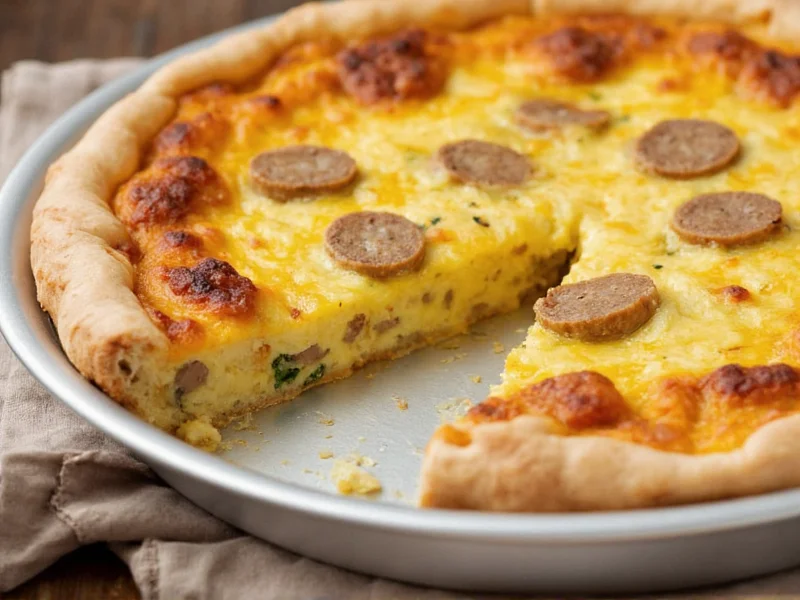 Perfect Sausage and Cheese Quiche Recipe Guide