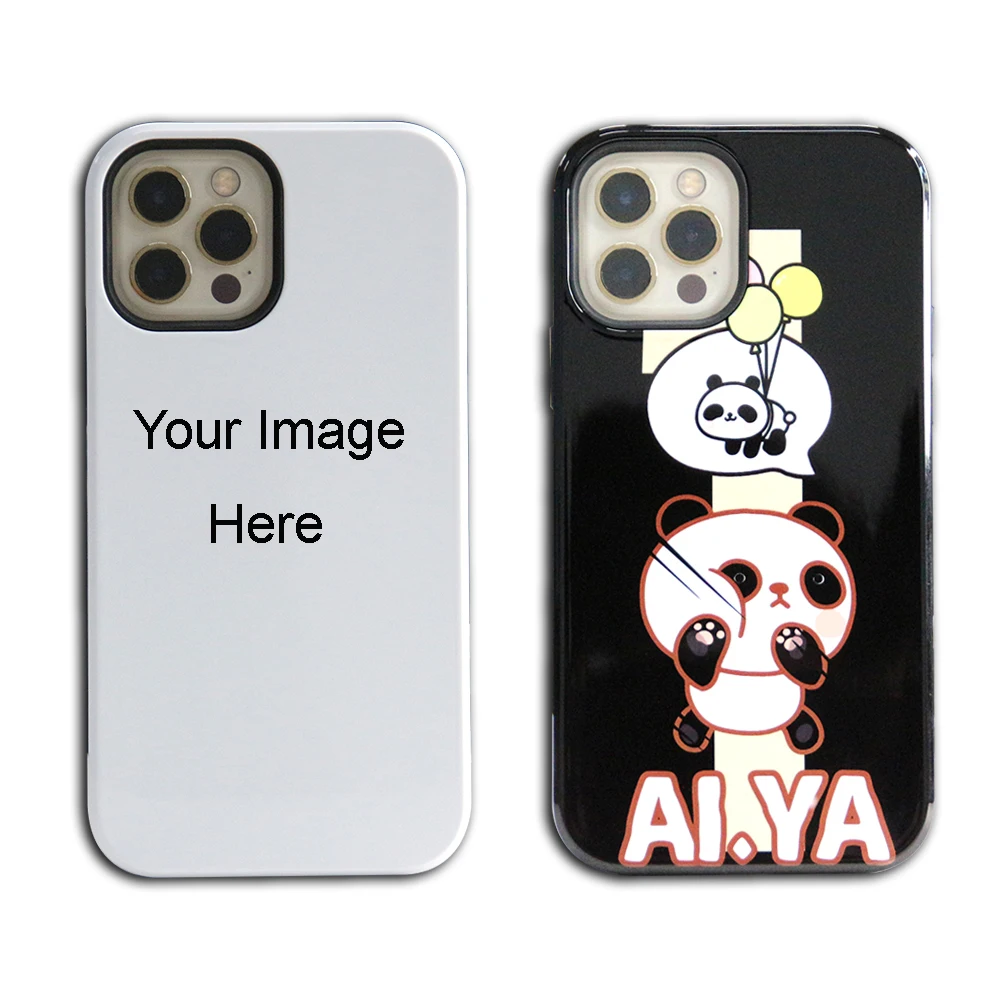 

Kingsub design custom print design cover sublimation printed phone case tpu+pc for Iphone 12 2020