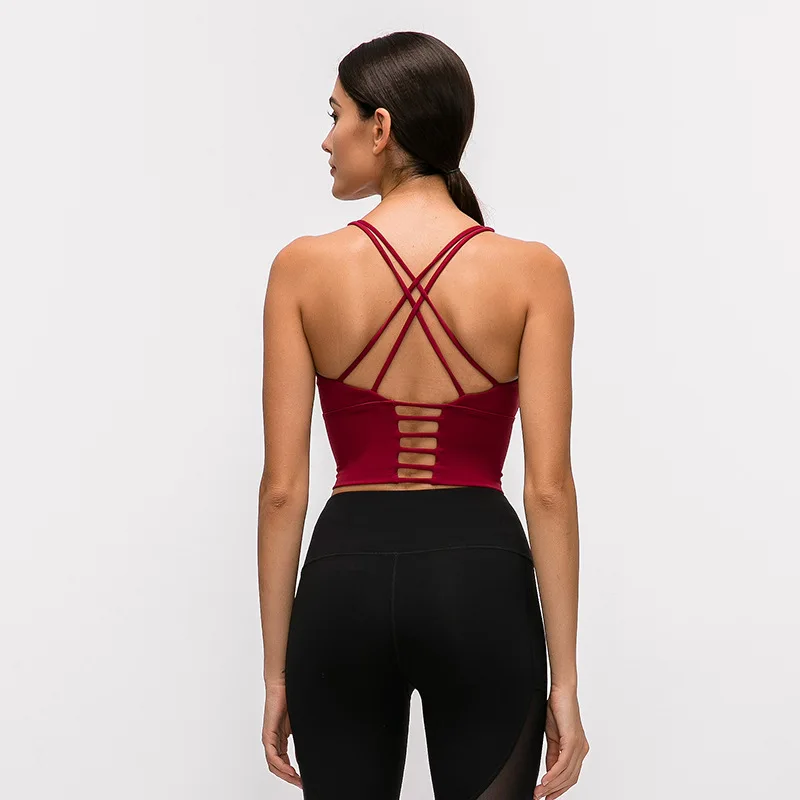 

High impact Back cross Workout Fitness Yoga Bra Sports Bra