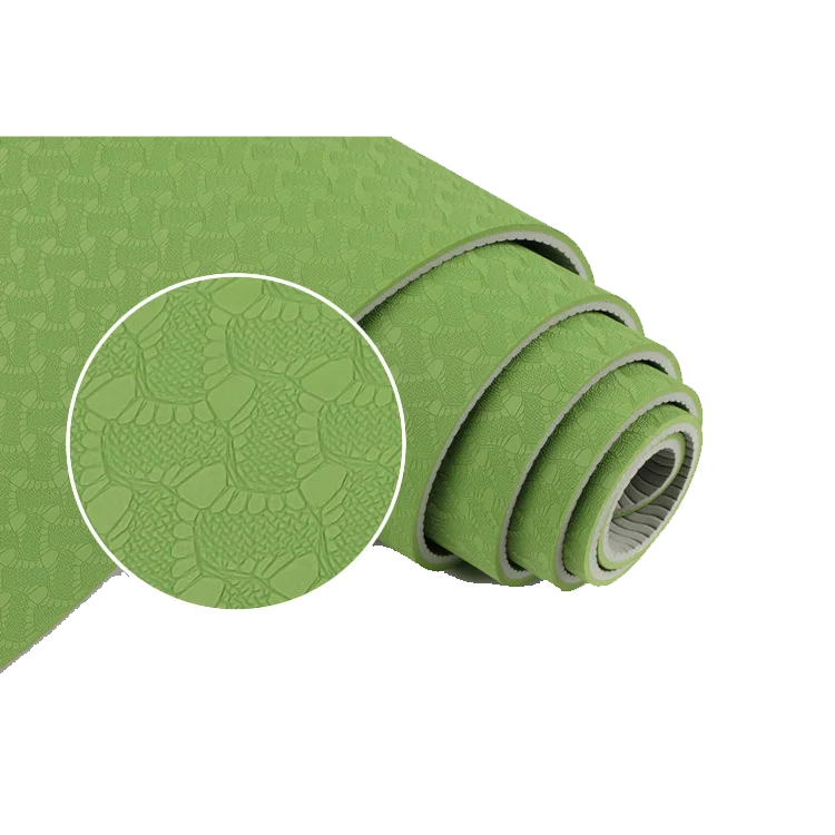 

Hot 183cm Fitness high quality custom printed Eco Friendly TPE yoga mat, Customized color