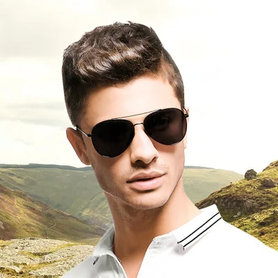 

Luxury Newest Aviation Sunglasses for Men Fashionable Driver Sun Glasses Wholesale Custom Brand Logo Sunglasses