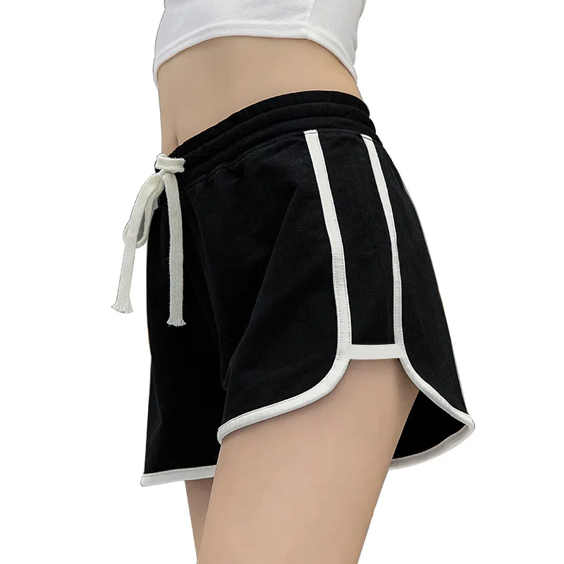 

2020 Summer Women Shorts Outdoor Run Yoga Sport Pants Elastic Waist Student Hot Shorts Beach Sexy Casual Short Feminino, 4 colors