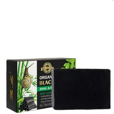 

Hot Sale Bamboo Charcoal Soap Deep Cleansing Soft Black Soap
