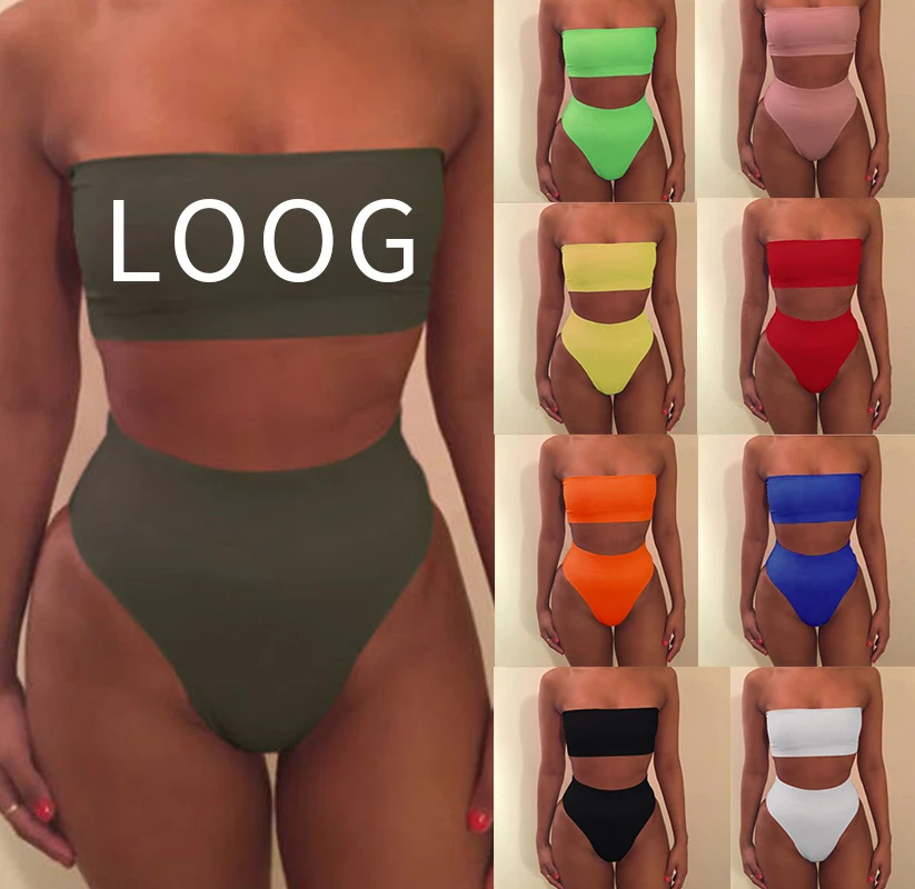 

Women Swimsuit Bodysuit Swimming Suit Bikini Set Bathing Suits Swim High Waist Thong Beach Swimwear