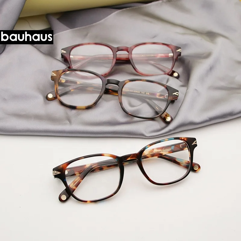 

RTS AB1028 Factory Wholesale Red Square Acetate Optical Frames