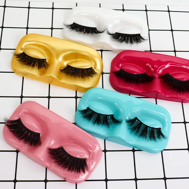 

25mm lashes packaging gift set vendors soft band eyelashes mink fur eyelash, Variety color