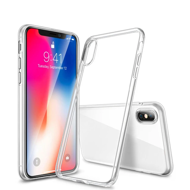 

Cheap price soft TPU cell phone case ultra thin crystal clear mobile phone accessories anti-fall phone cases for iphone series