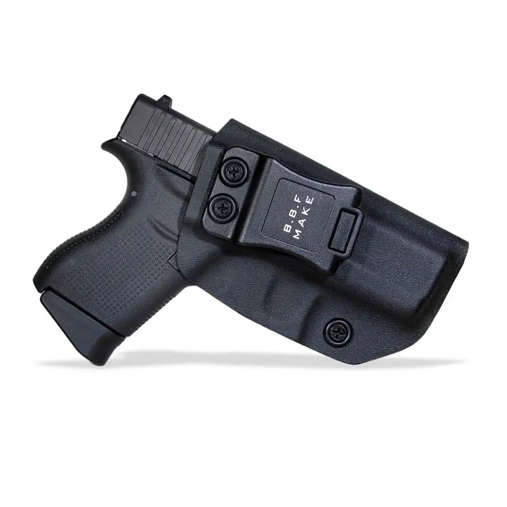 

B.B.F Make IWB KYDEX Holster for Glock 43/43X Inside Concealed Carry Pistol Case Guns Bag Gun Holster Accessories Black