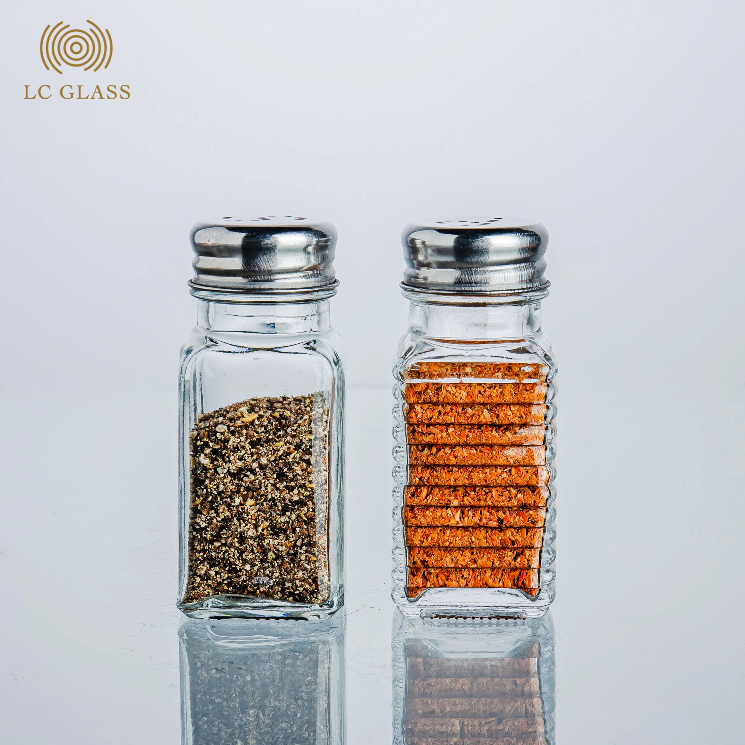 Square Glass Spice Containers 70ml Spice Jars Bottles,Square 70ml Cruet