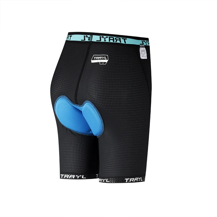 

Padded Underwear Bike Bicycle Tights Women's Cycling Shorts Gel Anti Band 3D Quick Dry Breathable Mesh Custom Ladies Men Adults, Black