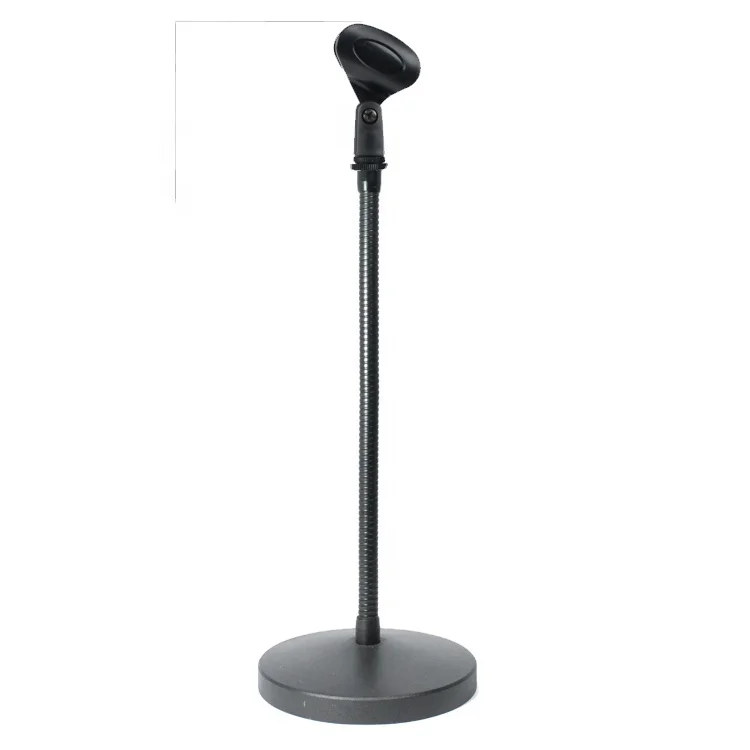
factory Supply Desktop Table Microphone stand Mic Holder Stand with Clip 