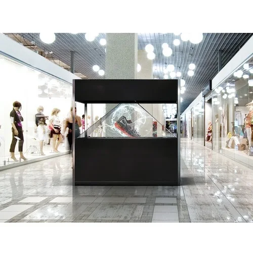 

3D Holographic/New Products Advertising/Hologram Display 3D Pyramid/Jewelry ,Watched Advertising, Black/white