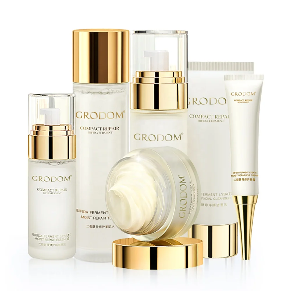 

In Stock Bifida Ferment Lysate Moist Skin Care Set Brighten Moisturizing Repair Beauty Face Care Gift