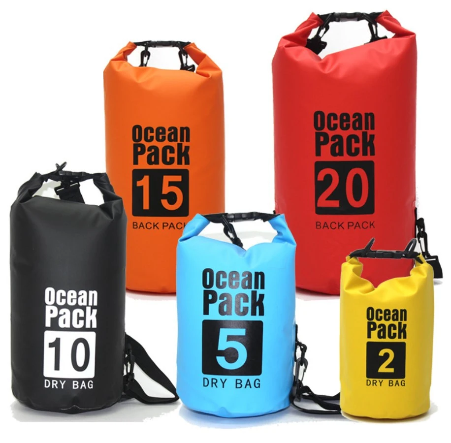 

Outdoor Backpack 2l 3l 5l 8l 10L 15l Army Pvc hiking small Pack Boating military dry bag
