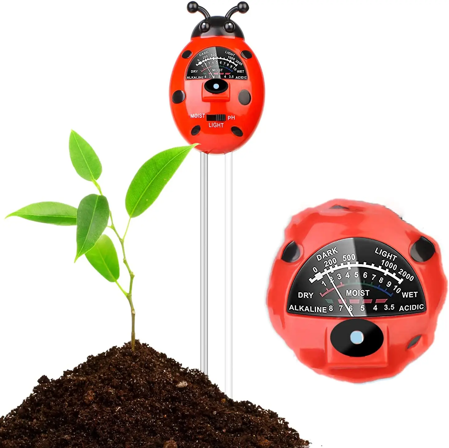 

3-in-1 Soil Tester Moisture Meter soil LIGHT/PH/MOISUTURE test for garden