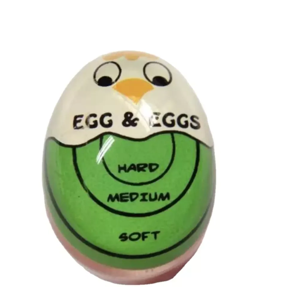 

Egg Timer Sensitive Hard & Soft Boiled Color Changing Indicator Tells When Eggs are Ready