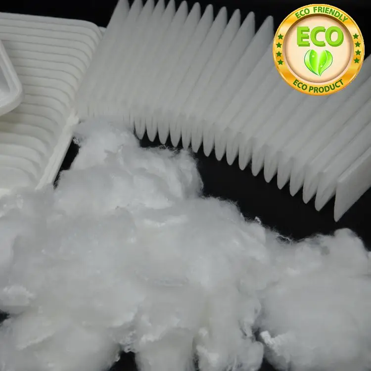 
Top quality low melt polyester fiber LMF 4D 51MM for heat-bonding non-woven fabric 