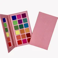 

High-pigment pink eyeshadow 18 color matte private label eyeshadow palette