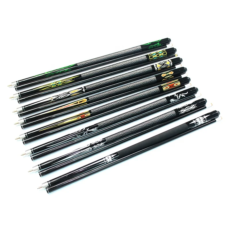 

1/2pc Jointed Pool Cues New 57" Billiard House Bar Pool Cue Sticks With Multi Design