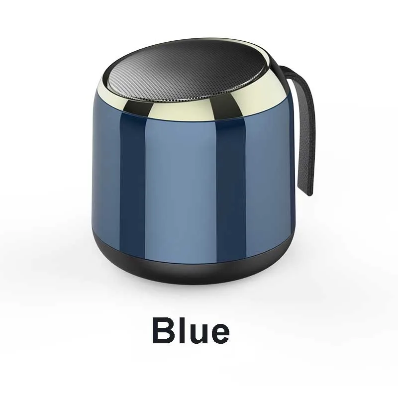 New product metal outdoor waterproof card round subwoofer wireless audio bluetooth speaker - ANKUX Tech Co., Ltd