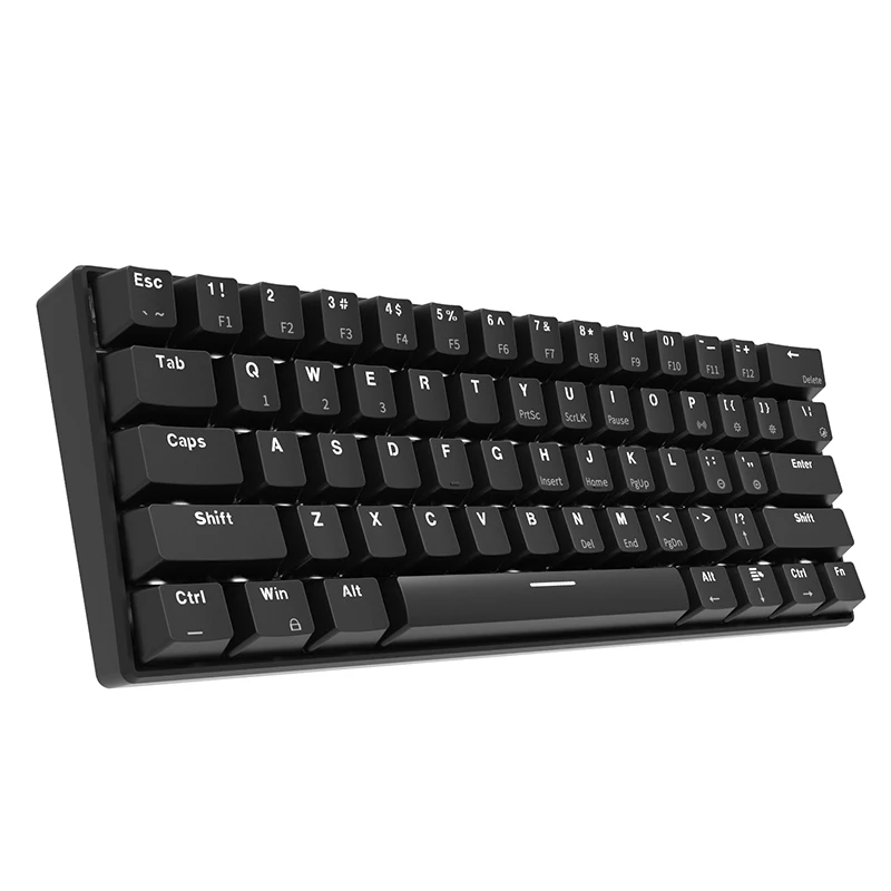 

Ajazz 61 key i610t wireless green axis dual-mode charging mechanical keyboard game office general desktop laptop